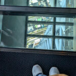 Looking down!