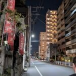 Tokyo streets at night