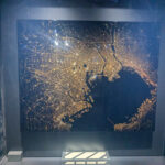 Wood art-city at night