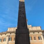 This is an Egyptian obelisk brought by Julius Caesar